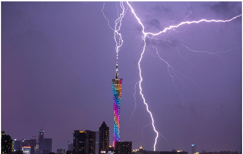 雷电产生的原理