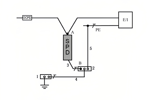 浪涌保护器安装示意图
