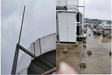 避雷网连接中的不可靠接触问题