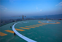 停机坪的雷电预警系统