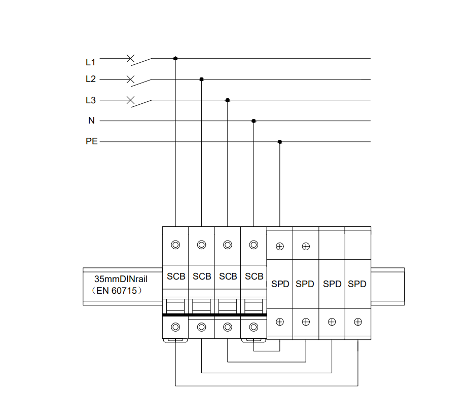 SPD后备保护器怎么安装