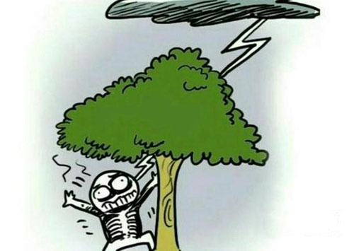 雷雨临空,你应该躲到哪里去-避雷