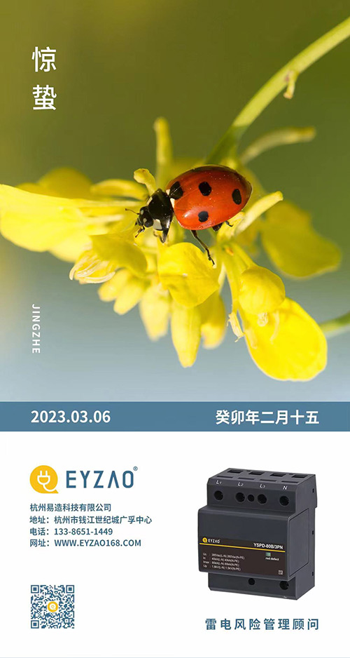 惊蛰-惊雷响 万物生-易造防雷